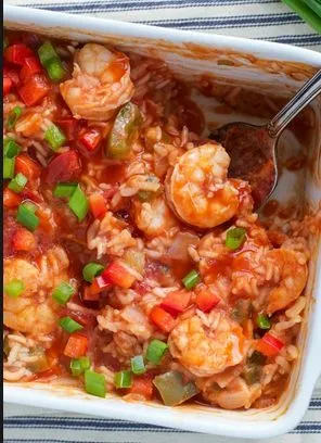 Dump and Bake Garnelen-Etouffee