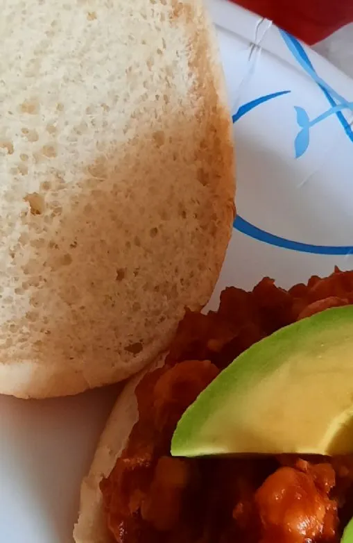 Sloppy Joe mit Kichererbsen (Garbanzo-Bohnen)