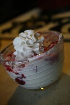 Cranberry & Apfel Käsekuchenbecher