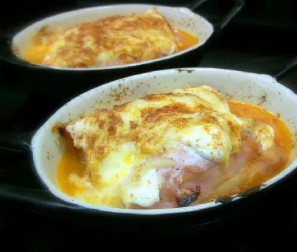 Banane mit Schinken und Gruyère