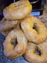 Kürbis-Gewürz-Bagels