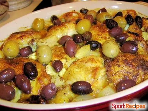 Italienisches Hühnchen mit Oliven