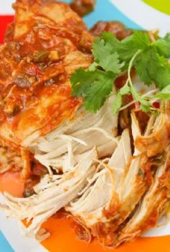 Slow Cooker Koriander-Limetten-Hühnchen