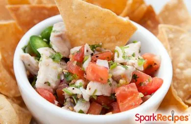 Garnelen/Tilapia Ceviche