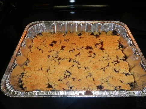 Chia-Samen-Blaubeer-Cobbler