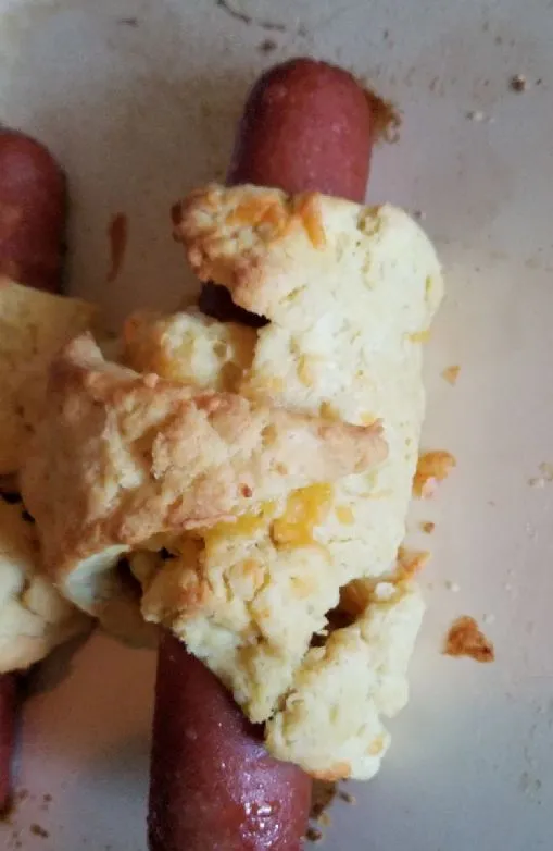 Carbquik-Wurst im Schlafsack