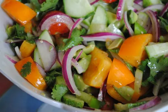 Gurkensalat mit einem Twist