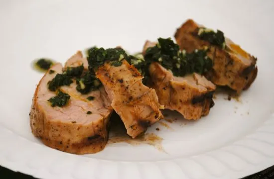 Schweinefilet mit Chimichurri