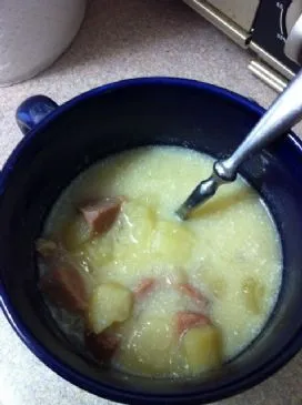 Kartoffel- und Schinken-Suppe aus dem Crock-Pot