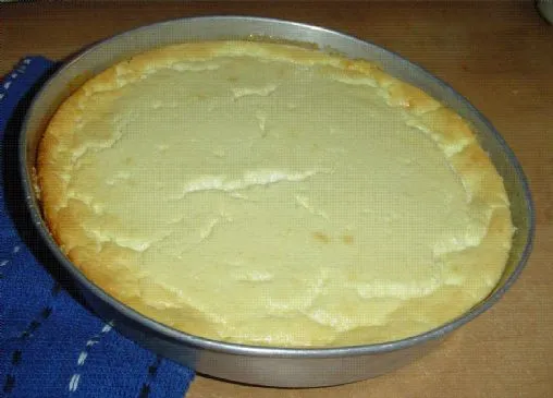 Gebackener Käse-Zitronen-Käsekuchen Experiment 1
