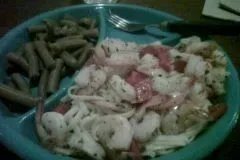 Linguine mit Garnelen