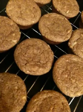 Apfelmus Fiber One Muffins - mit Cranberries und Mandeln