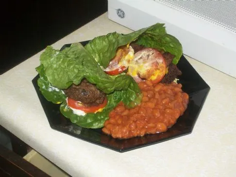 Hamburger-Lettuce-Wraps