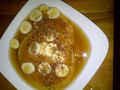 Vollkorn-Süßkartoffel-Bananen-Pfannkuchen