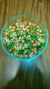 Tomaten-Zitronen-Kichererbsensalat