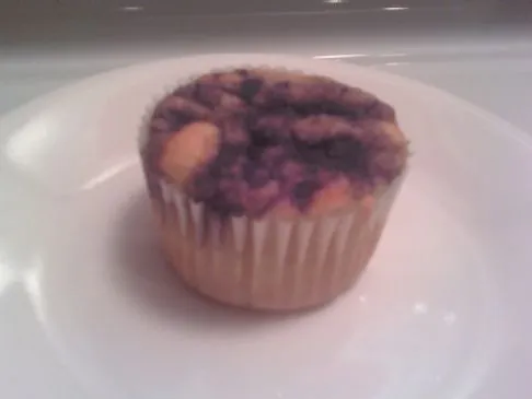 Proteinreiche Blaubeermuffins