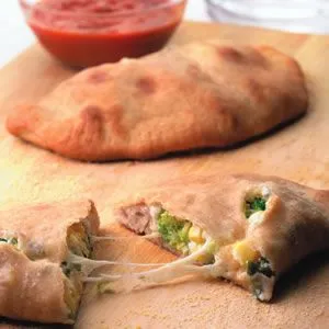 Mais- und Brokkoli-Calzones