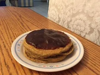 Kürbis-Protein-Pfannkuchen - Vegan