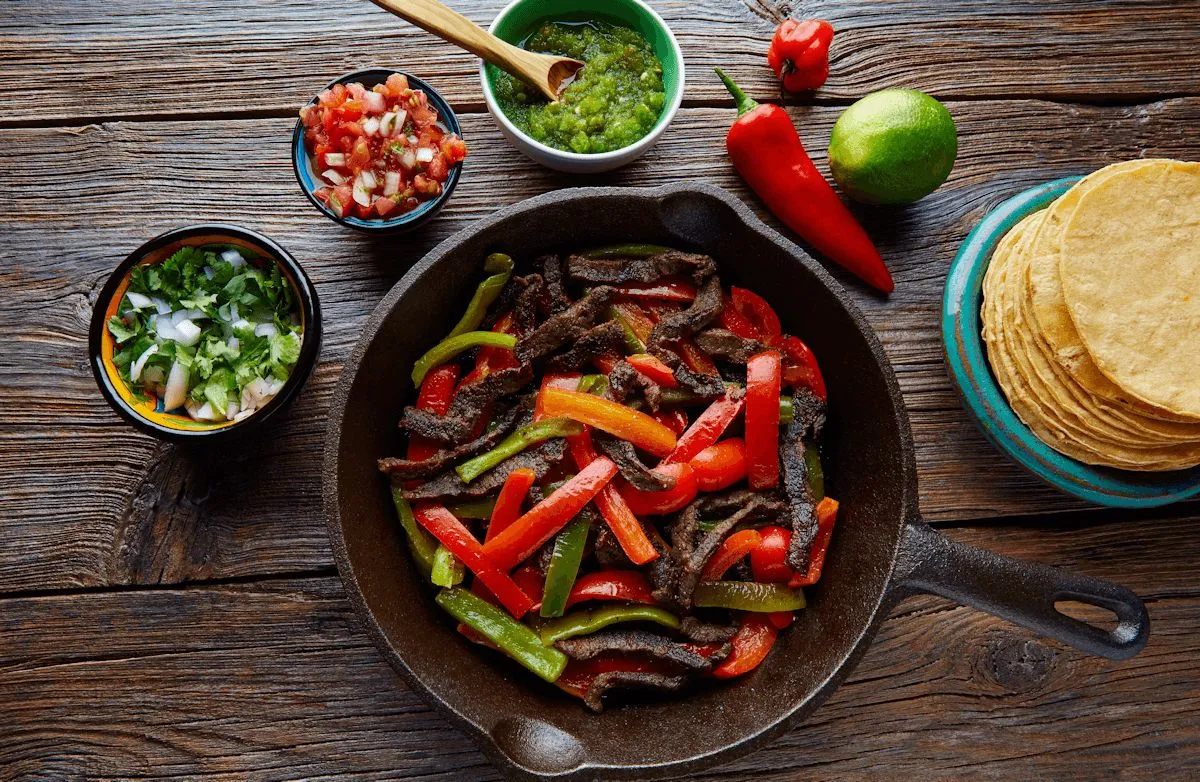 Rinderfajitas