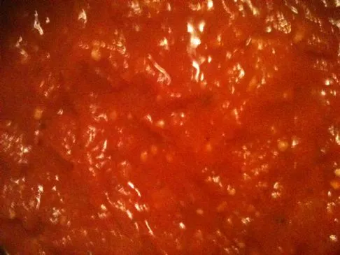 Slow Cooker Super Niedriger Natrium Tomaten-/Fleischsauce