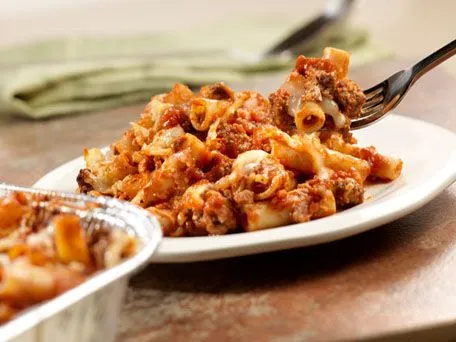 Leichte gebackene Ziti