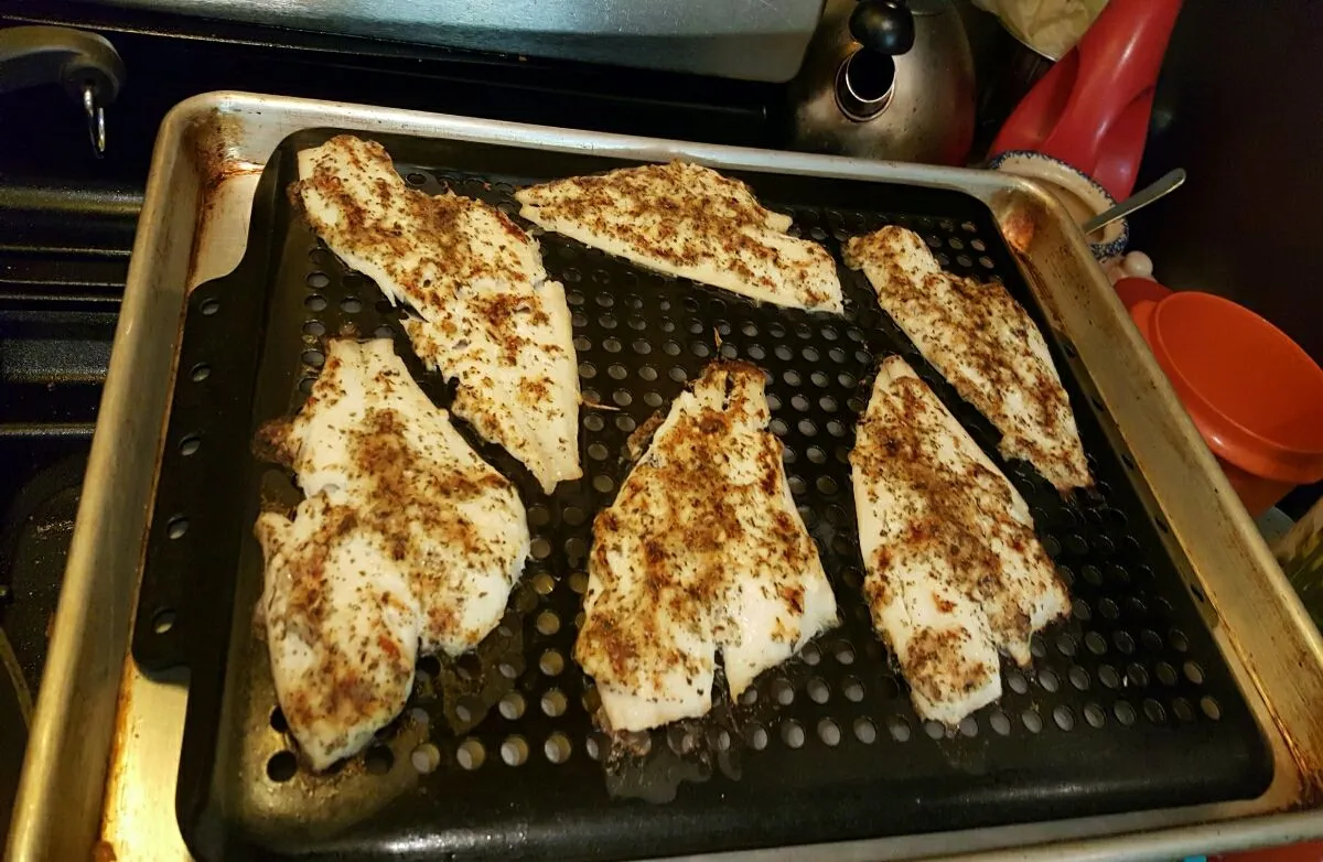 Gratinierter Flunder