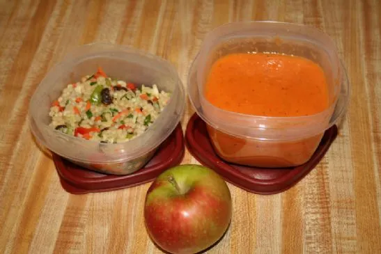 21-Tage-Menü - Karotten-Rotpaprika-Suppe