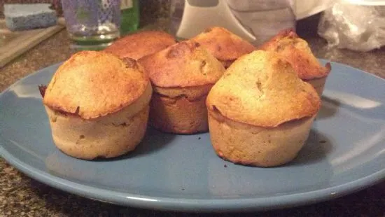 Gesunde Protein-Bananen-Hafer-Muffins