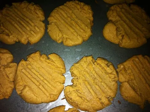 Mehlfreie Erdnussbutterkekse