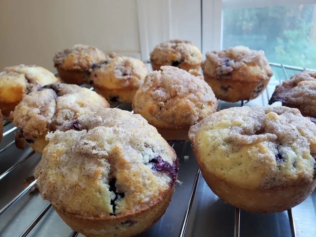 Blaubeer-Streuselmuffins