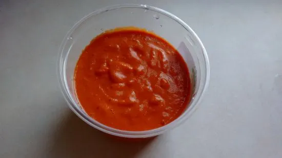 Roter Paprika-Dip/Dressing