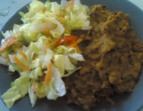 Schwarzäugige Bohnen-Porridge (Ewa-riro)