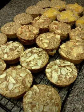 Gebackene Multikorn-Haferflocken-Tassen