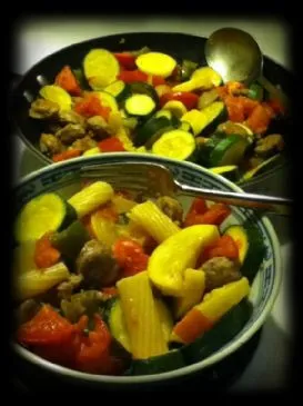 Italienische Garten- und Wurstschüssel