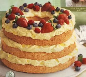 Tropischer Engel-Crunch-Kuchen