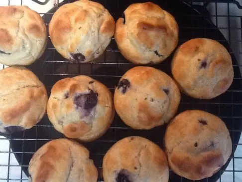Blaubeer-Bisquick-Joghurt-Muffins
