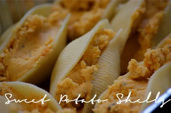 Süßkartoffel-Schalen