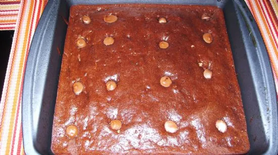 Erdnussbutter-Fudge-Brownies