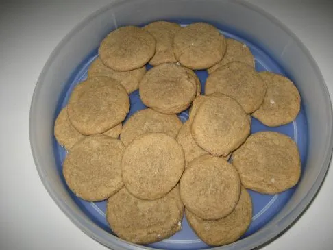 Große weiche Ingwerplätzchen