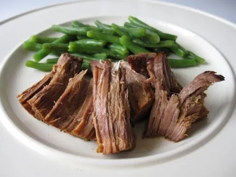 Grasgefütterter Rinderbraten