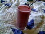 Magerer Protein-Hüttenkäse-Joghurt-Beeren-Smoothie