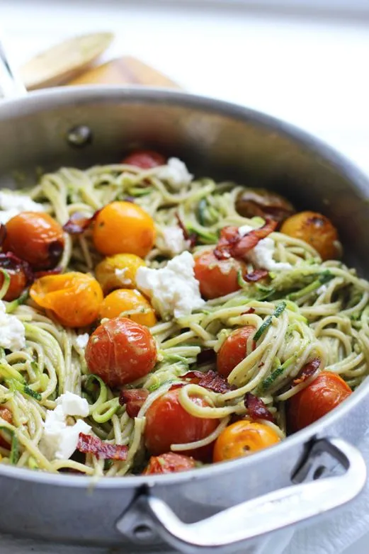 Spaghetti-Pesto-Bites