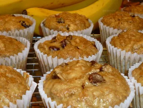 Schokoladen-Rosinen-Bran-Muffins