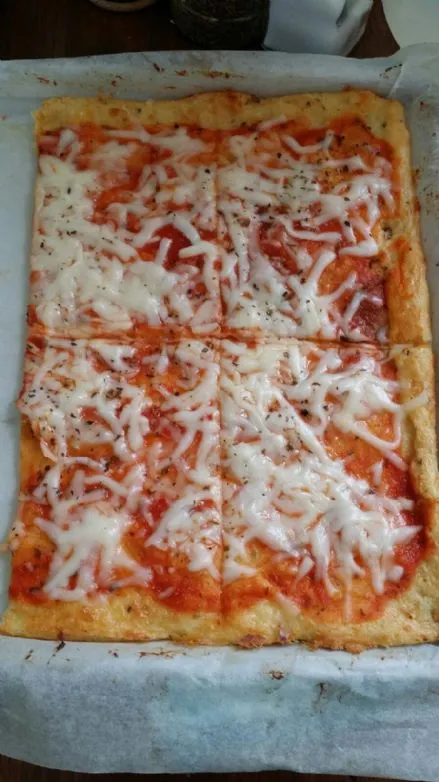 Leichte Pizza