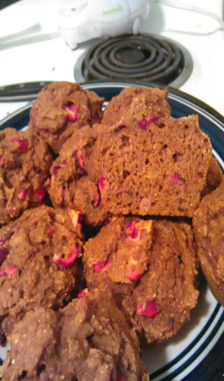 Kürbis-Cranberry-Muffins