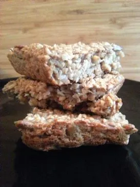 Herzhafte gebackene Haferflocken-Riegel