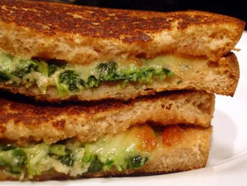 "Diät-Käsepizza" Sandwich