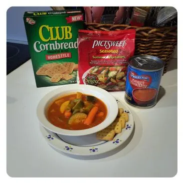 Einfache Gemüsesuppe