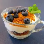 Blaubeer-Zitronen-Parfait