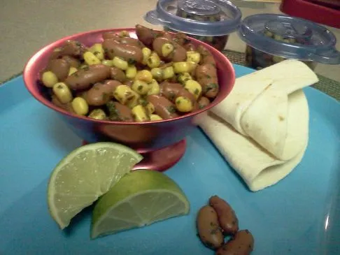 Rote-Bohnen-Succotash